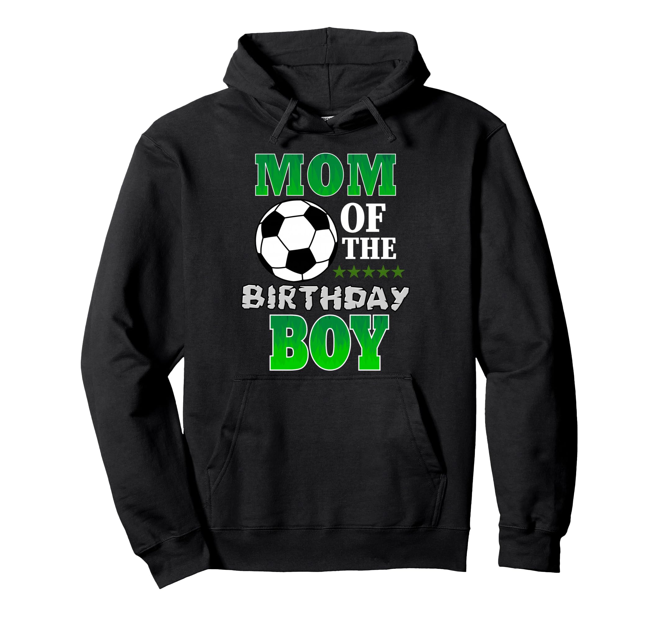 Mom Birthday Soccer Stars Outfit Hoodie - Fun Novelty Design Men Women