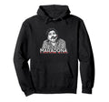 Diego Maradona Cigar Soccer Icon Hoodie - Minimalist Print Men Women