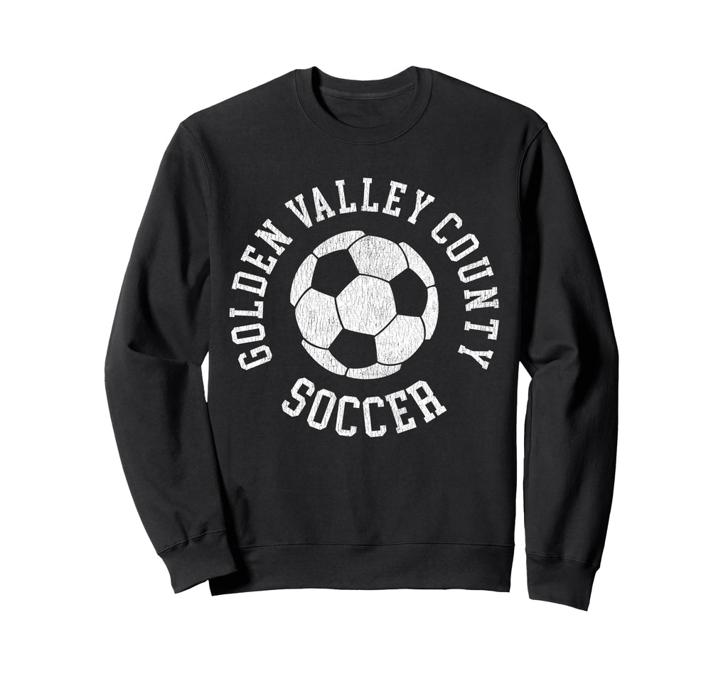 Golden Valley County Soccer Sweatshirt - Graphic Print for Adults