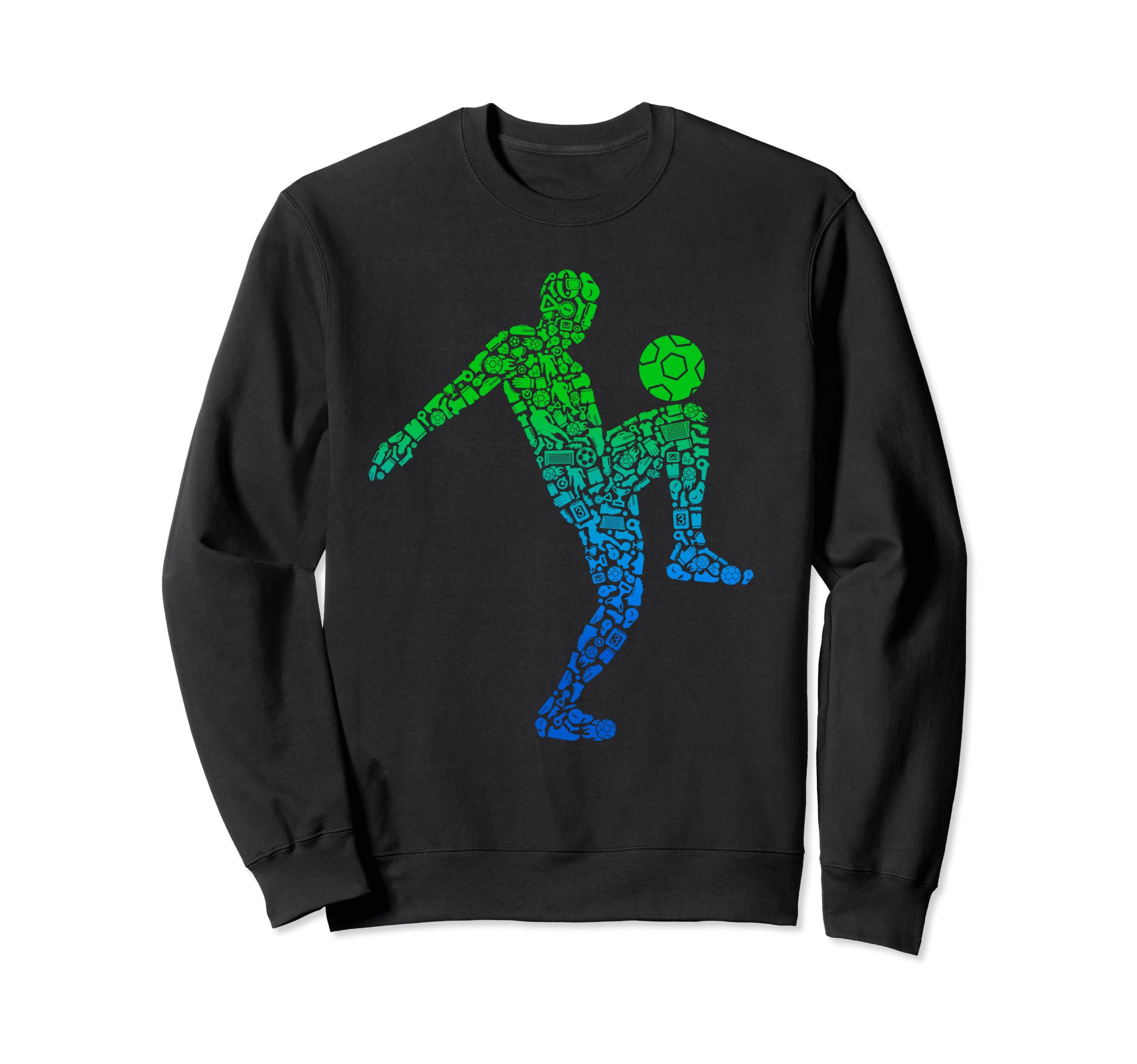 Soccer Team Futbol Game Soccer Player Sweatshirt - Novelty Apparel Unisex