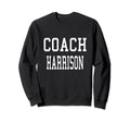 Coach Harrison Custom Football Sweatshirt - Casual Everyday Wear Unisex