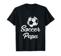 Soccer Papa Funny Player Fan Gift T-Shirt - Trendy Graphic for Adults