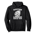 Birthday Soccer Sports Team Player Born Hoodie - Streetwear Style Unisex
