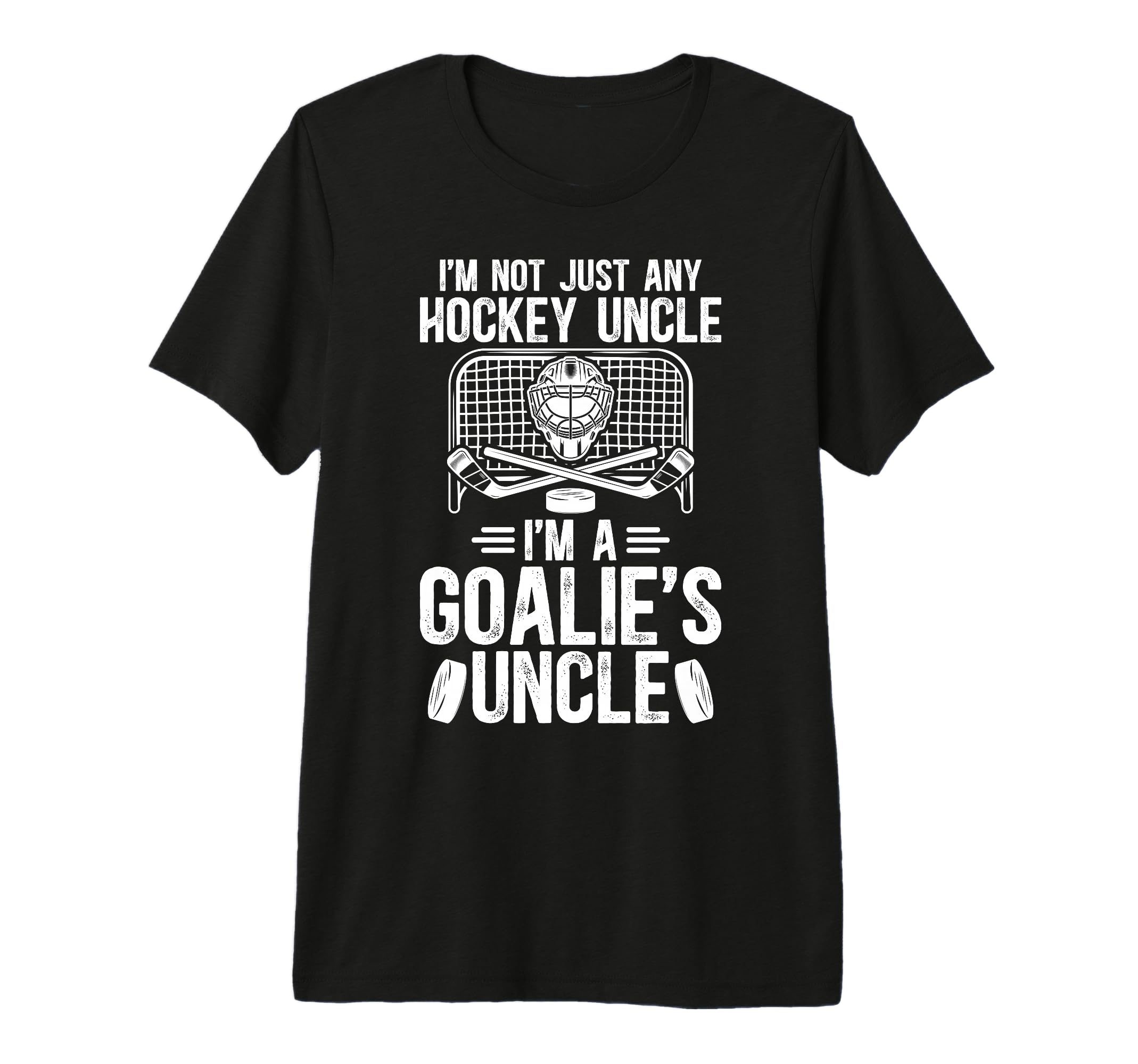 Mens Im Hockey Goalie Uncle Ice T-Shirt - Fun Novelty Design Men Women