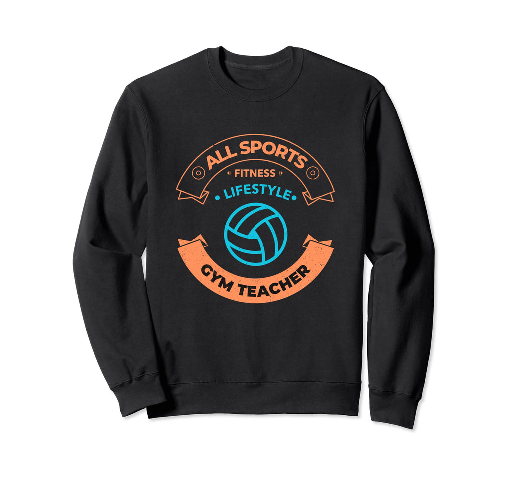 Gym Teacher School Soccer Coach Sweatshirt - Aesthetic Graphic for Adults