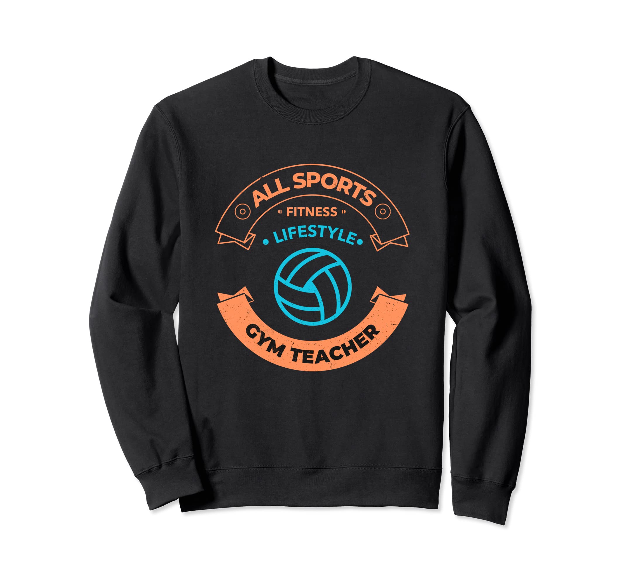 Gym Teacher School Soccer Coach Sweatshirt - Aesthetic Graphic for Adults