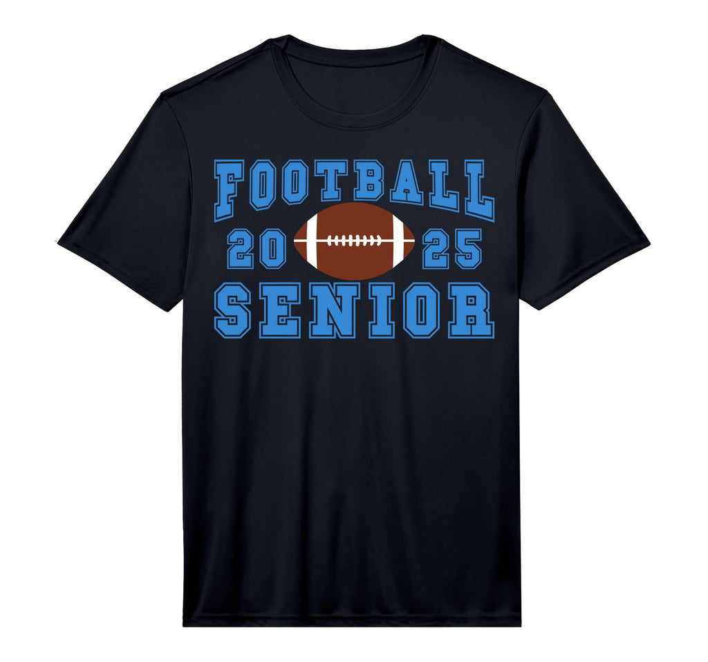 Mens Senior Night Football Senior T-Shirt - Aesthetic Graphic for Adults