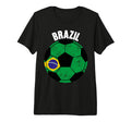 Brazil Football Fan Soccer Game T-Shirt - Aesthetic Graphic for Adults