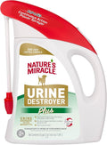 Nature's Miracle Urine Destroyer Plus for Dogs with Flip & Go Sprayer, 64 Ounces, Enzymatic Formula for Dogs Powers Out Tough Dog Urine Messes and Yellow, Sticky Residue