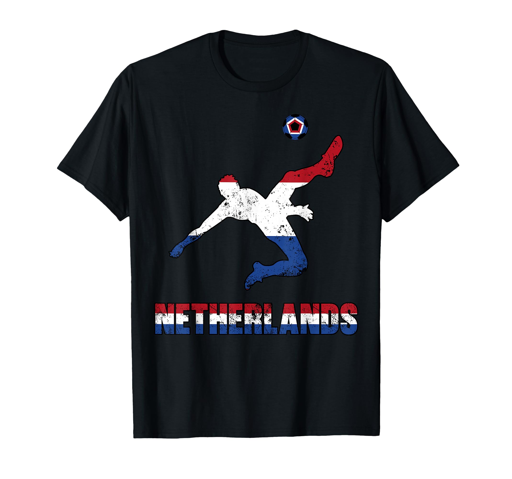 Netherlands Football Soccer Game T-Shirt - Casual Everyday Wear for Adults