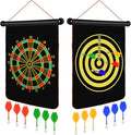 Magnetic Dart Board Outdoor Game Suitable for Children to Play Comes with 12 Darts Best Toys Gifts for Teenage Boys Girls Age 5 6 7 8 9 10 11 12 Years (12 in)