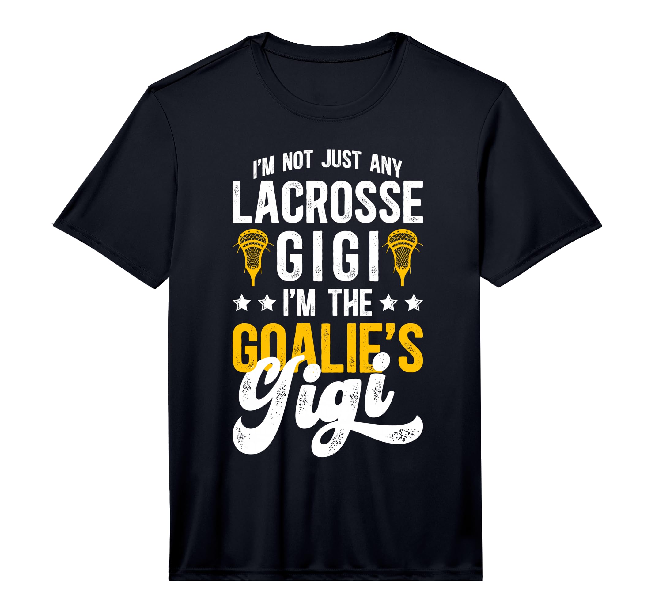 Mens Im Lacrosse Goalie Gigi T-Shirt - Casual Everyday Wear for Adults