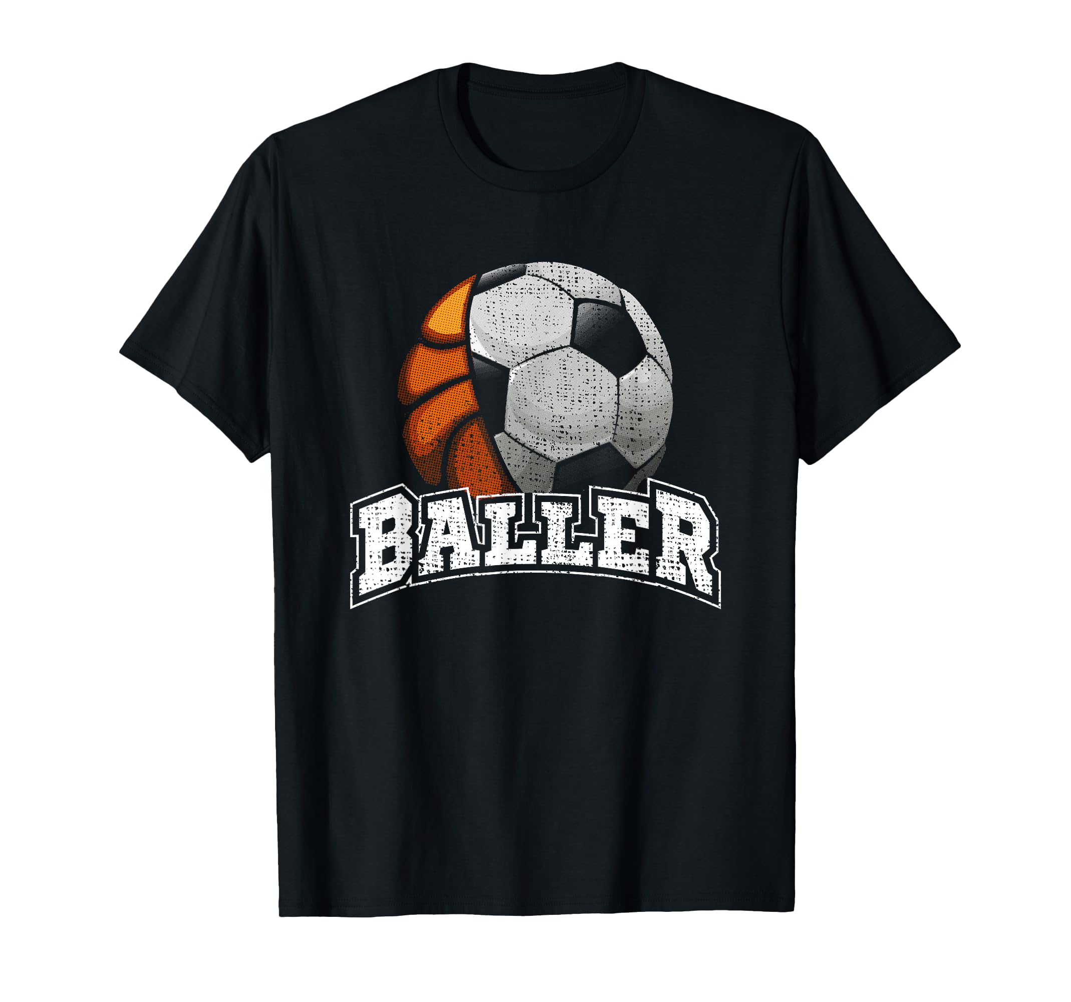 Basketball Soccer Funny T-Shirt - Streetwear Style for Adults