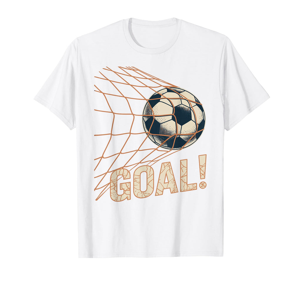 Soccer Goal Celebration Soccer Ball Net T-Shirt - Graphic Print Unisex