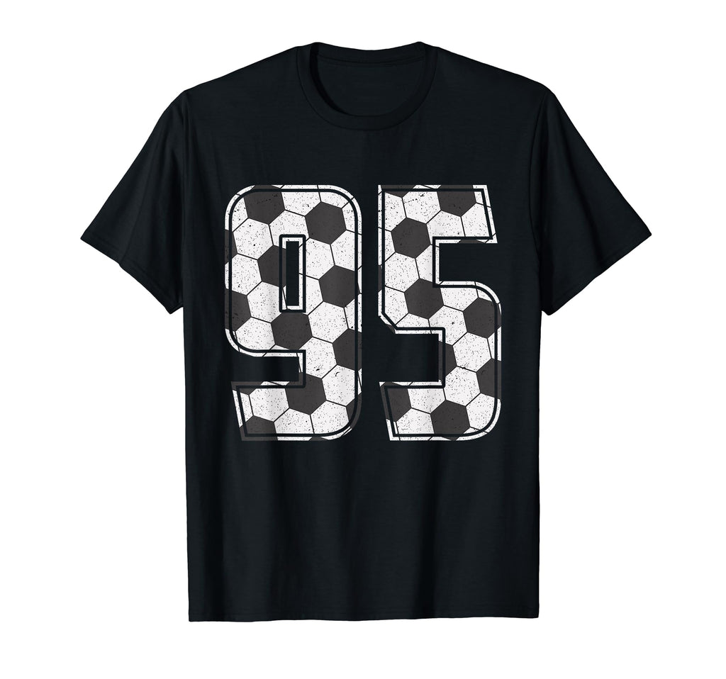 Soccer Player Number 95 Ninety Five Soccer T-Shirt - Graphic Print Unisex