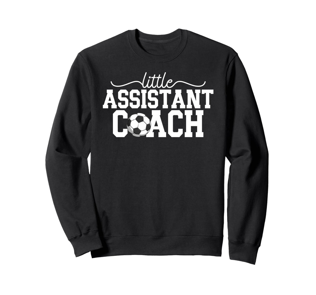 Little Assistant Coach Soccer Sweatshirt - Unique Graphic Men Women