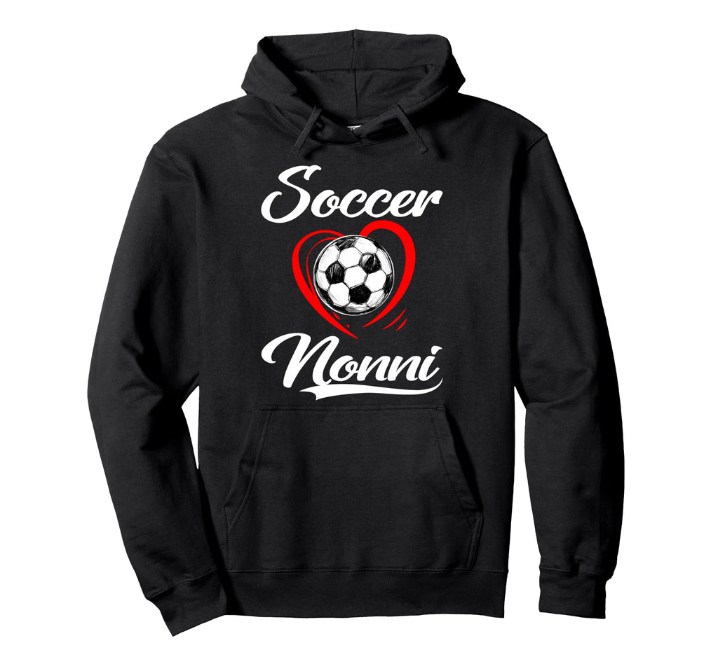 Soccer Nonni Soccer Heart Family Hoodie - Custom Art Print for Adults