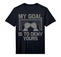 Soccer Goalie Art Gag Soccer T-Shirt - Casual Everyday Wear Men Women