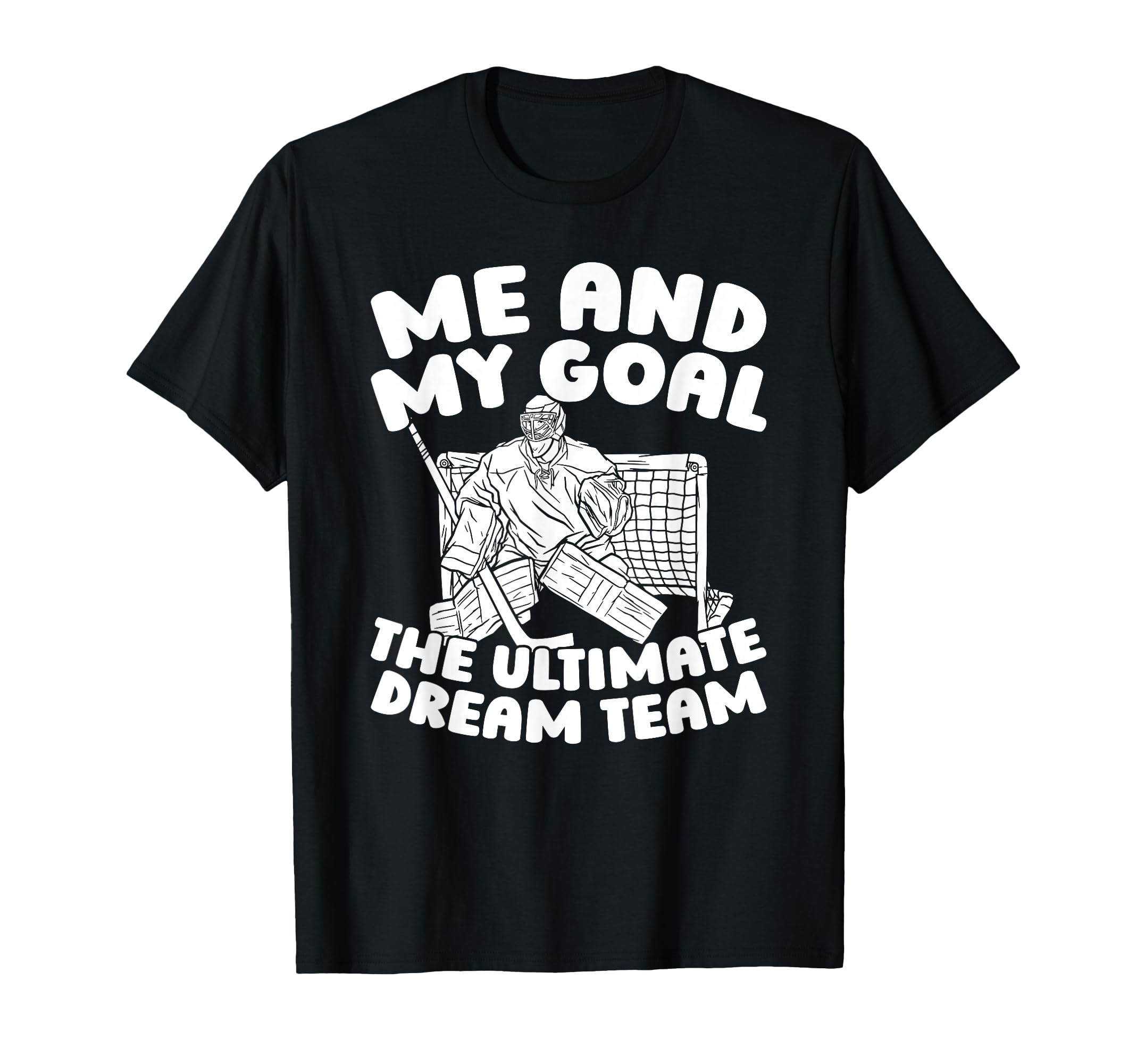 Hockey Goalkeeper Ice Hockey Goalie T-Shirt - Unique Graphic Men Women