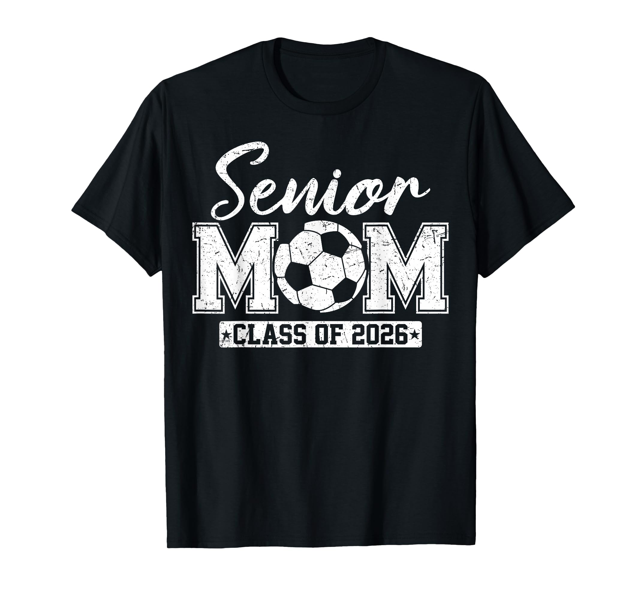 Senior Mom Class 2026 Soccer Mom T-Shirt - Streetwear Style Unisex