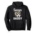 Soccer Daddy Leopard Heart Hoodie - Casual Everyday Wear for Adults