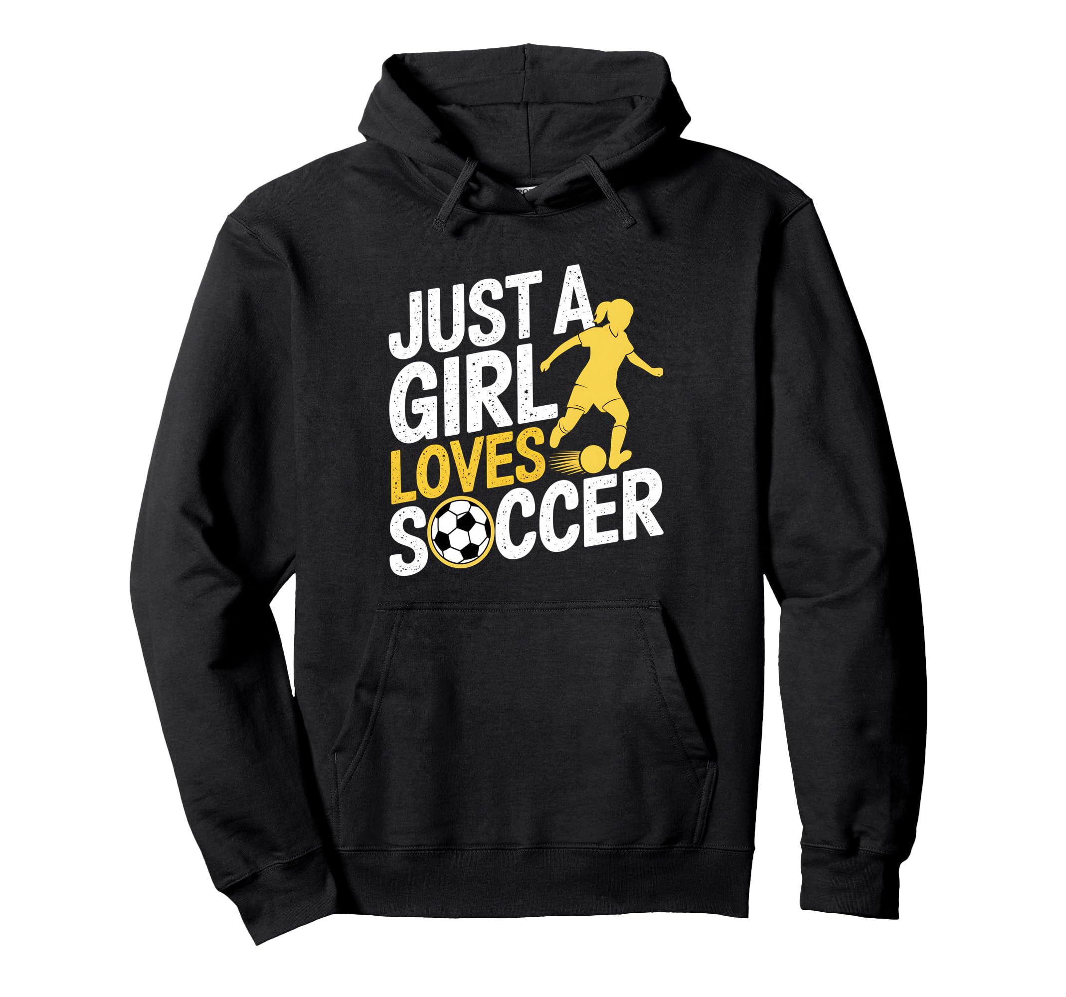 Just Who Loves Soccer Funny Football Player Hoodie - Novelty Apparel Unisex