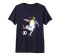 Funny Colorful King Penguin Playing T-Shirt - Aesthetic Graphic Unisex