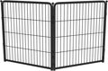 FXW Homeplus Unleashed Indoor Dog Playpen - Stress-Free and Safe Play, Heavy Duty 32 Inch 2 Wire Panels Dog Pen for Small and Medium Dogs, Black│Patented