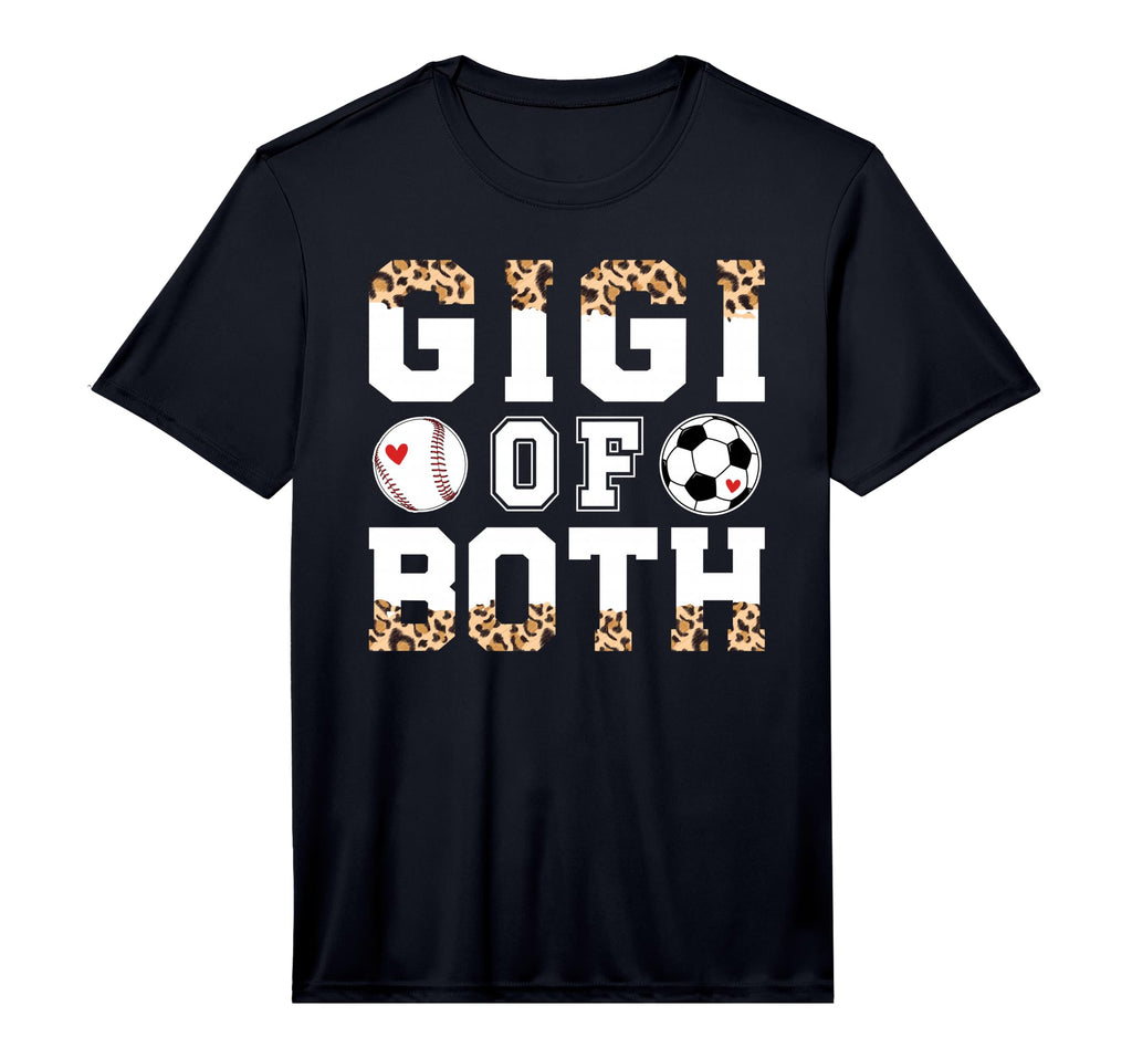 Mens Gigi Both Leopard Baseball Soccer T-Shirt - Minimalist Print Unisex