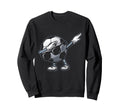 Dabbing Soccer Ball Funny Soccer Sweatshirt - Minimalist Print for Adults