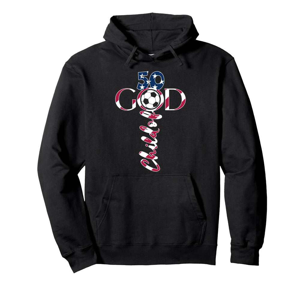 Jesus 50 Years Child God Soccer 50Th Hoodie - Unique Graphic Men Women