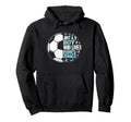 Funny Just Who Loves Soccer Hoodie - Casual Everyday Wear Unisex
