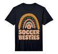 Mens Soccer Besties Bff Best Friends T-Shirt - Streetwear Style for Adults