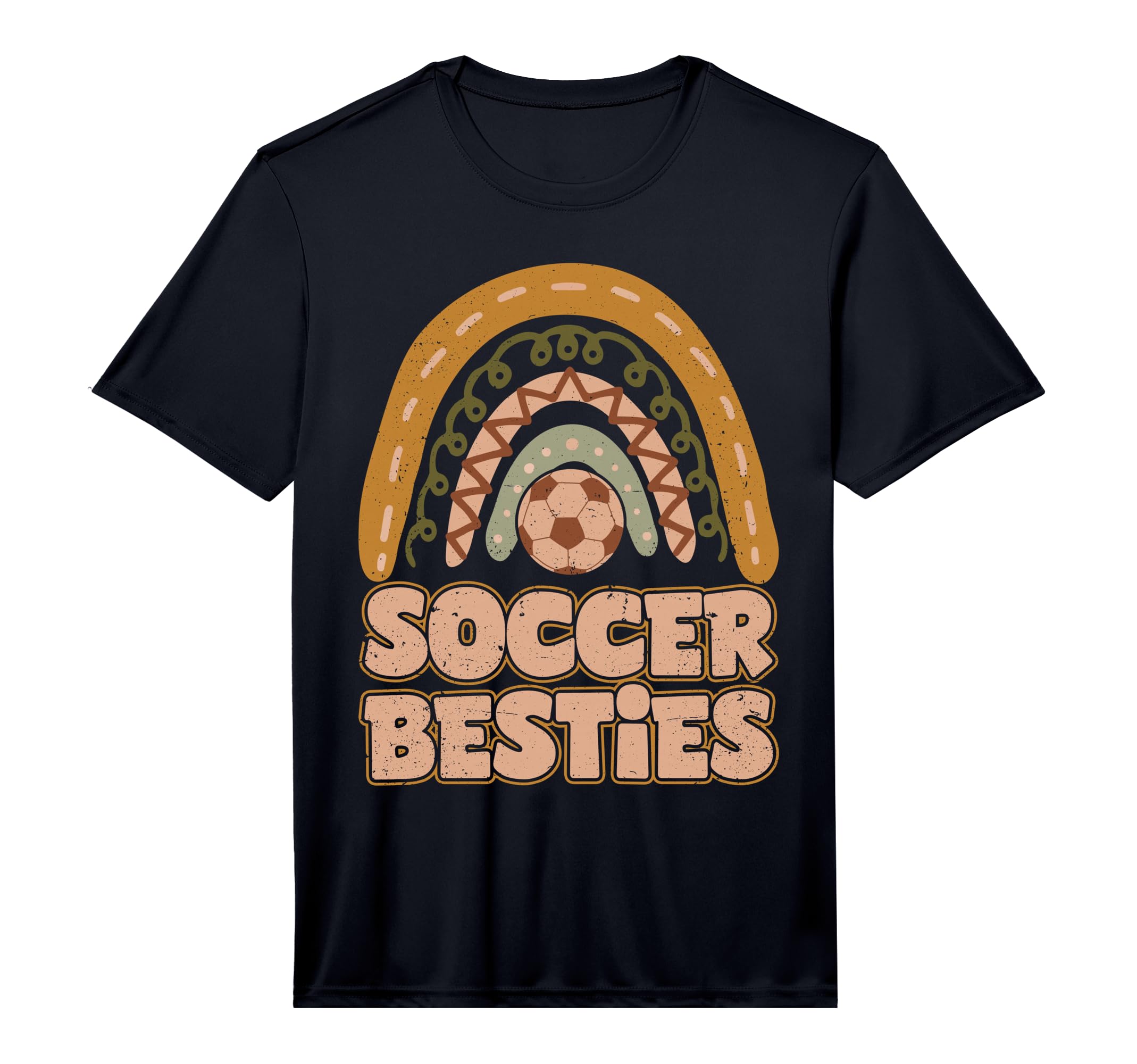 Mens Soccer Besties Bff Best Friends T-Shirt - Streetwear Style for Adults