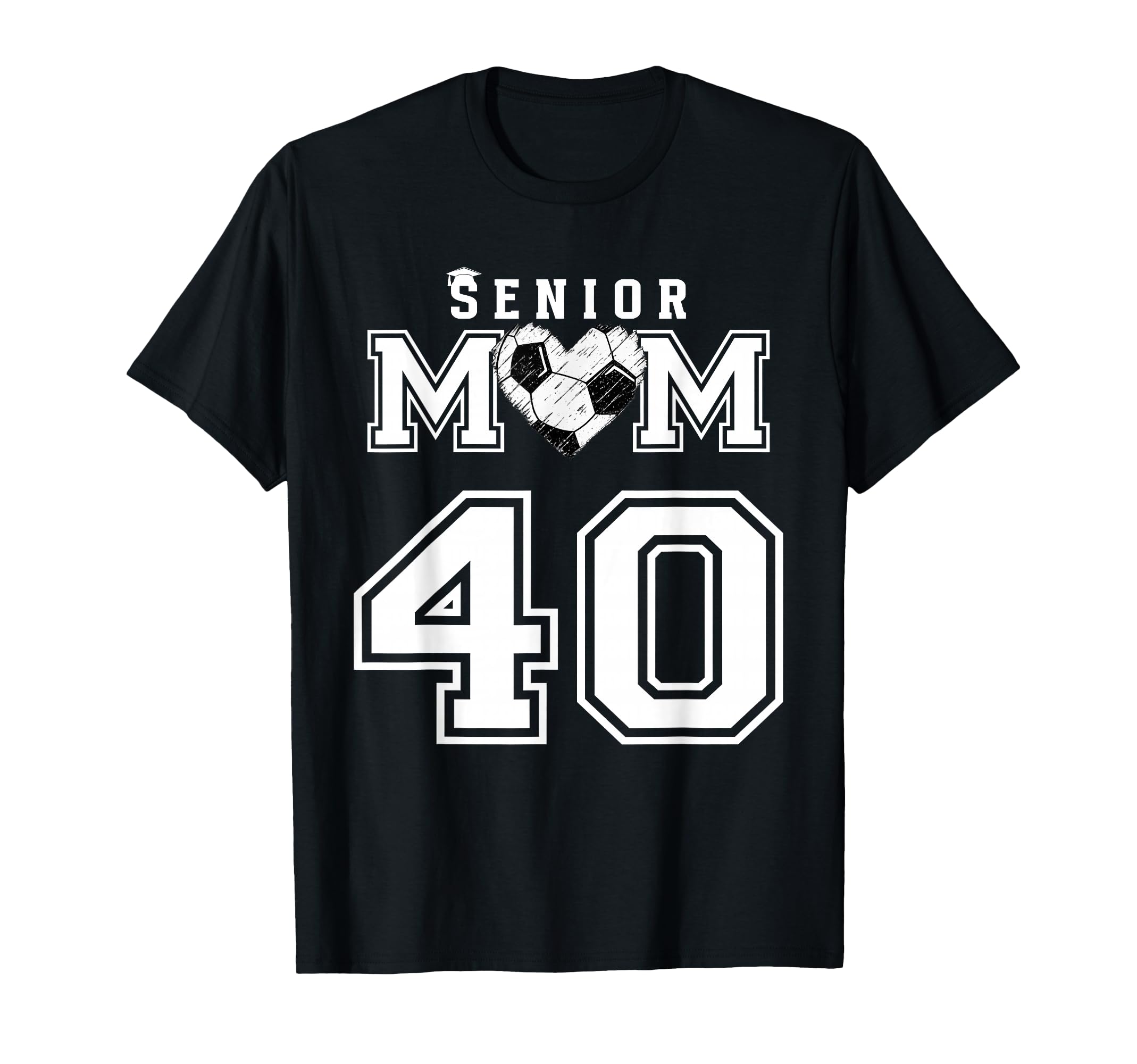 Proud Senior Soccer Mom Custom T-Shirt - Casual Everyday Wear for Adults