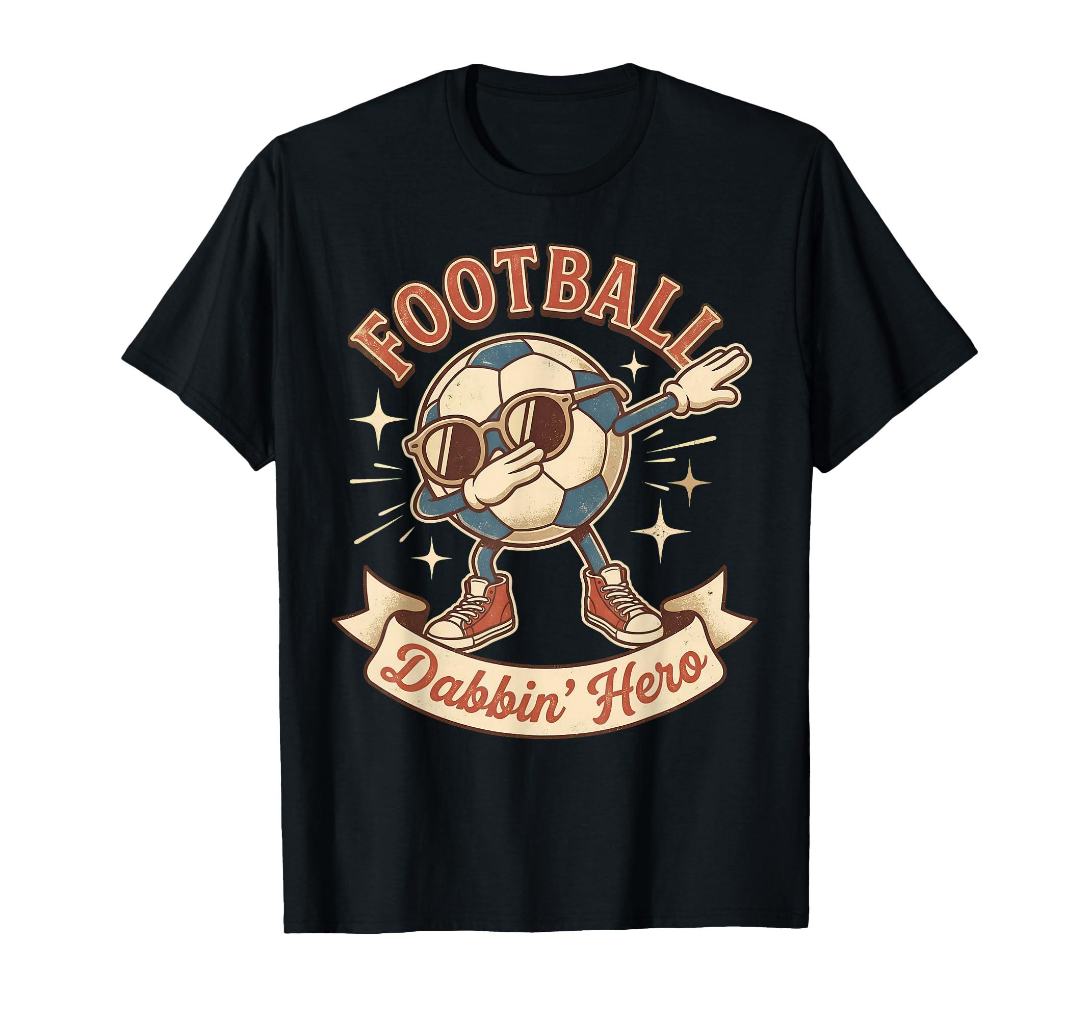Dabbing Soccer Ball Funny Sports Player T-Shirt - Unique Graphic Men Women