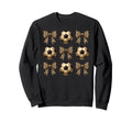 Soccer Mom Leopard Coquette Bows Teen Sweatshirt - Graphic Print Men Women