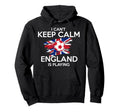 England Soccer Football Game Player Fan Hoodie - Graphic Print Unisex