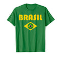 Brasil Fan Brazil Soccer Brazilian Flag T-Shirt - Novelty Apparel Unisex