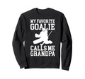 Field Hockey Goalie Grandpa Field Sweatshirt - Novelty Apparel Men Women