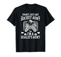 Im Hockey Goalie Aunt Hockey Keeper T-Shirt - Minimalist Print Men Women