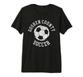 Goshen County Soccer Distressed 90S T-Shirt - Streetwear Style for Adults