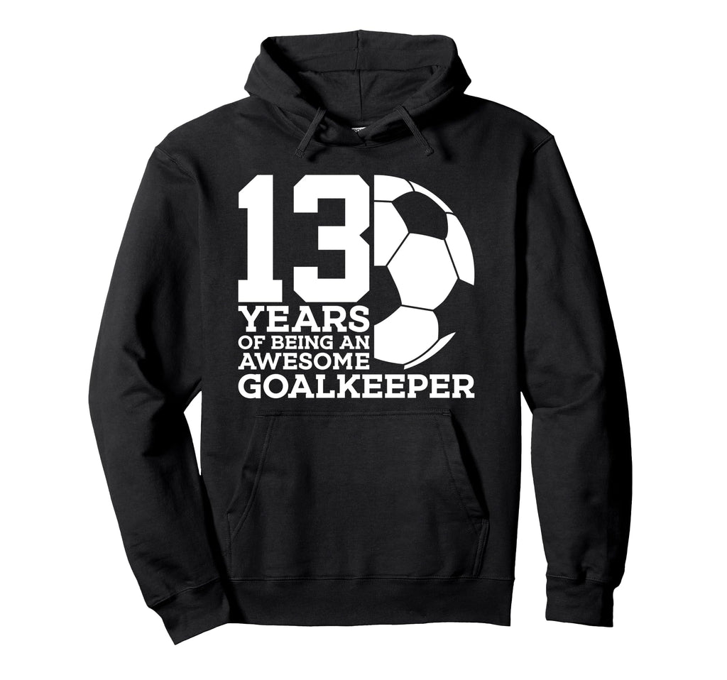 Soccer 13 Years Awesome Soccer Hoodie - Minimalist Print Men Women