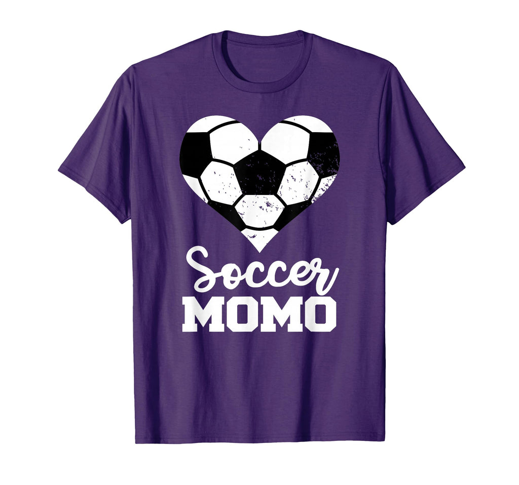 Soccer Momo Funny Soccer Heart Grandma T-Shirt - Streetwear Style Unisex