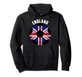 England Football Fan Soccer Game Player Hoodie - Minimalist Print Unisex
