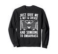 Net Crease Ice Hockey Goalkeeper Ice Sweatshirt - Custom Art Print Unisex
