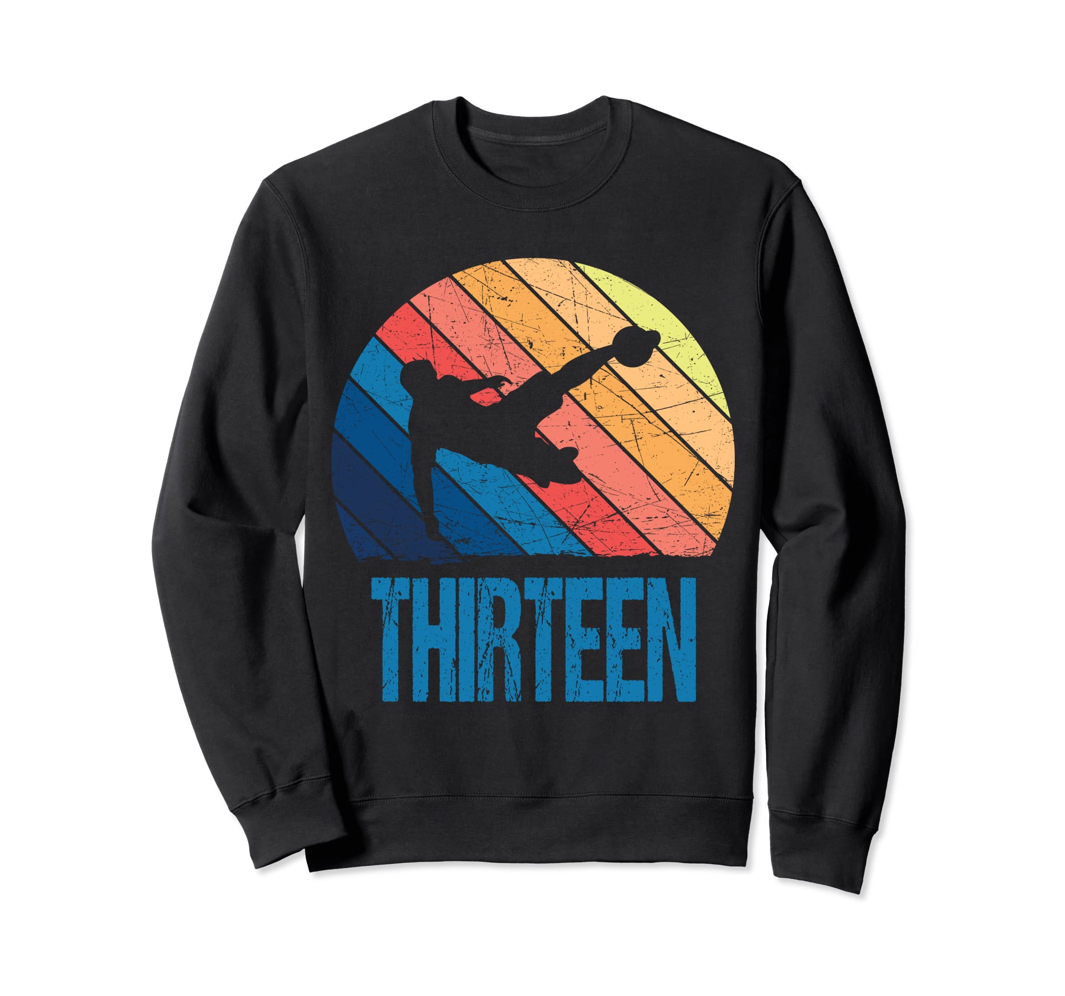 13Th Birthday Soccer 13 Years Old Sweatshirt - Custom Art Print Unisex