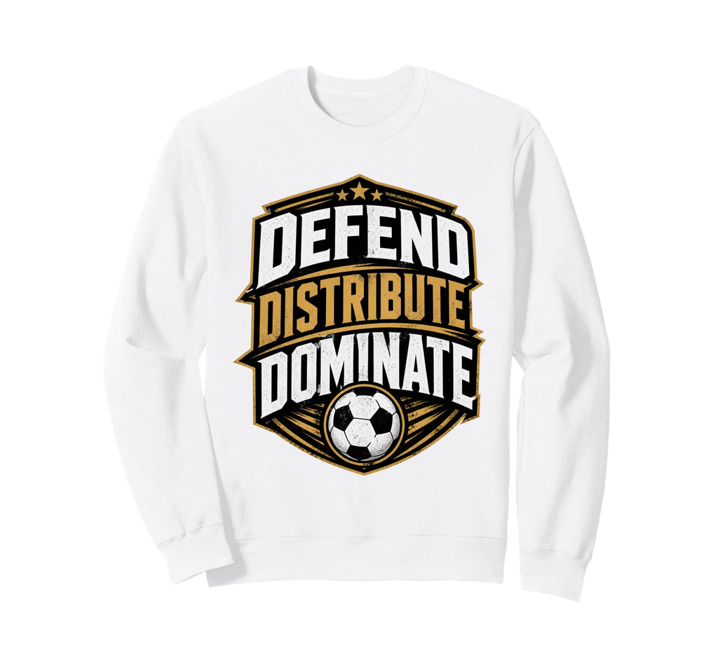 Football Collection Soccer Defend Sweatshirt - Unique Graphic Men Women