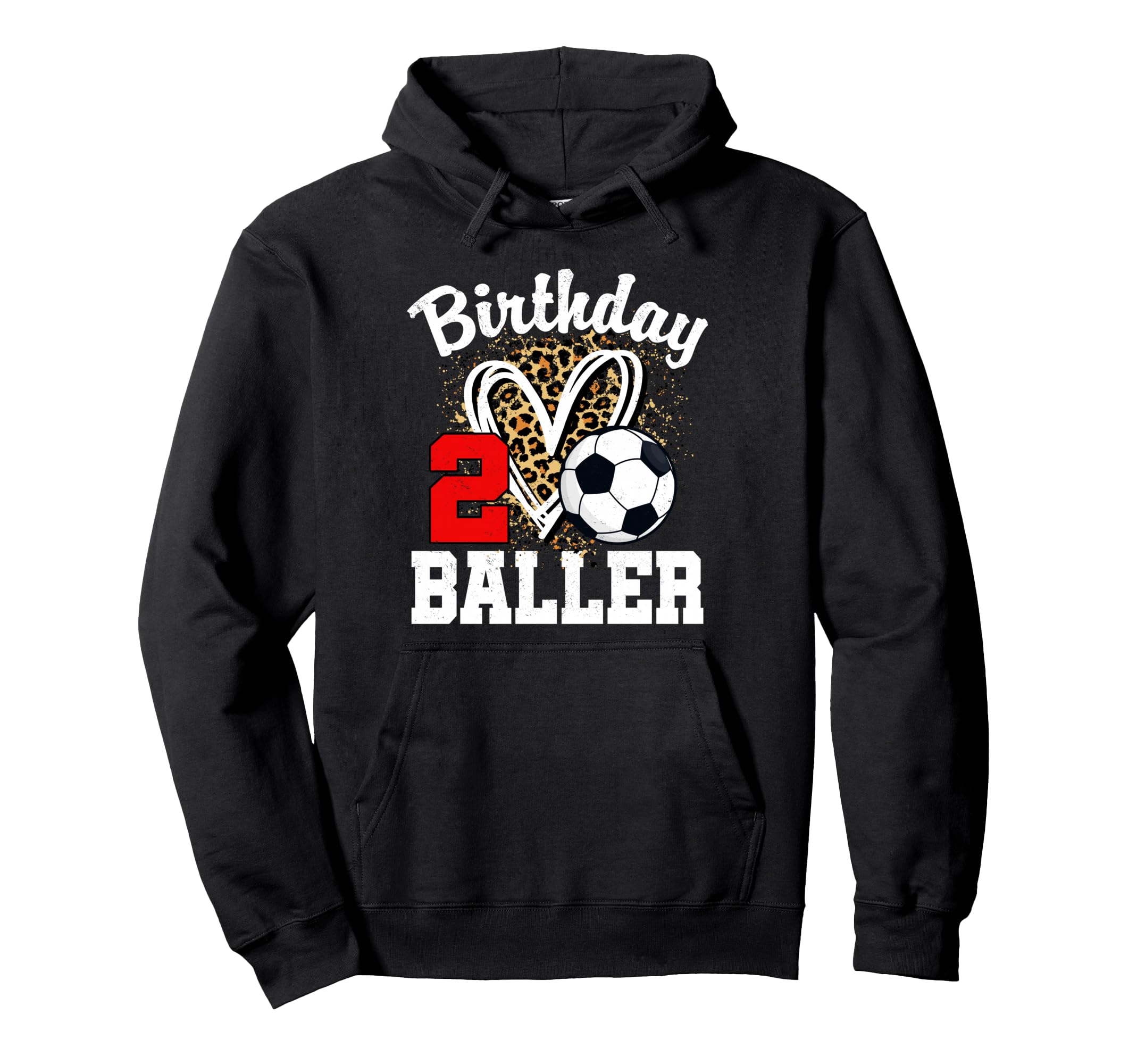 2Nd Birthday Baller 2 Year Old Birthday Hoodie - Aesthetic Graphic Unisex