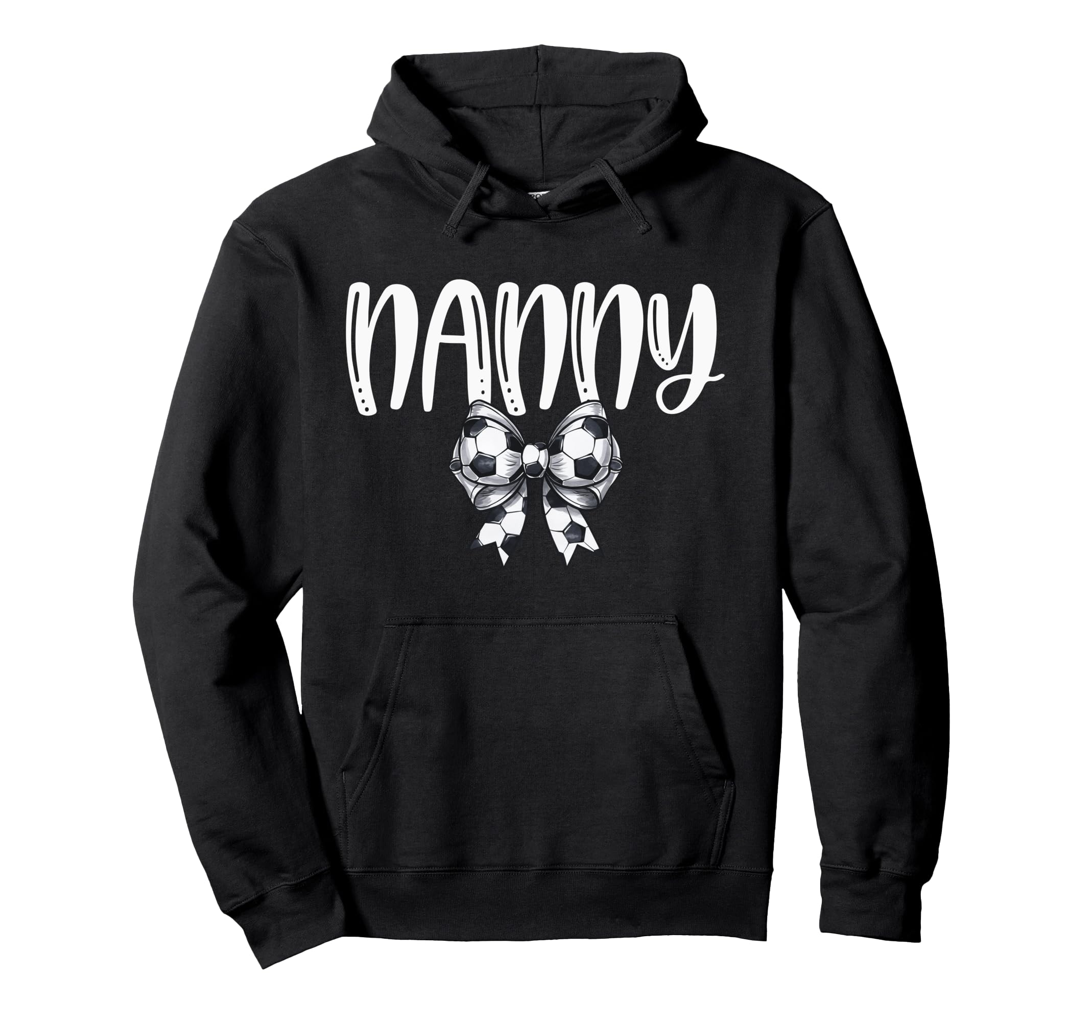 Coquette Soccer Nanny Spirit Hoodie - Unique Graphic for Adults
